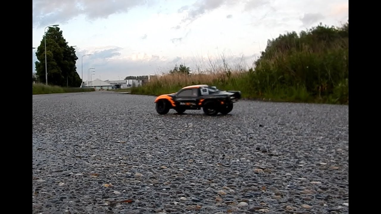 RC auto AMXRacing AM10SC V3 Short Course Truck, oranžová