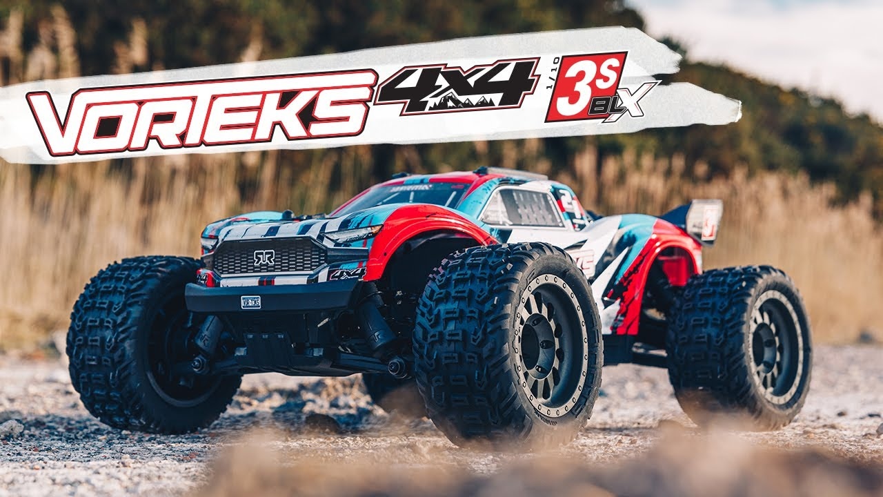 RC auto Arrma Vorteks 3S BLX 1:10 4WD RTR, fialová