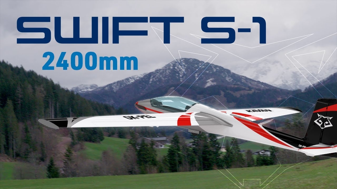 KAVAN Swift S-1 2400 mm ARF – červená