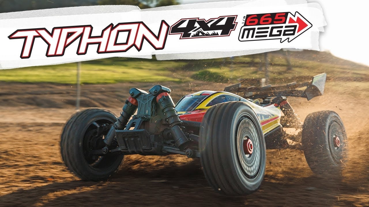 Arrma Typhon Mega 665 1:8 4WD RTR modrá