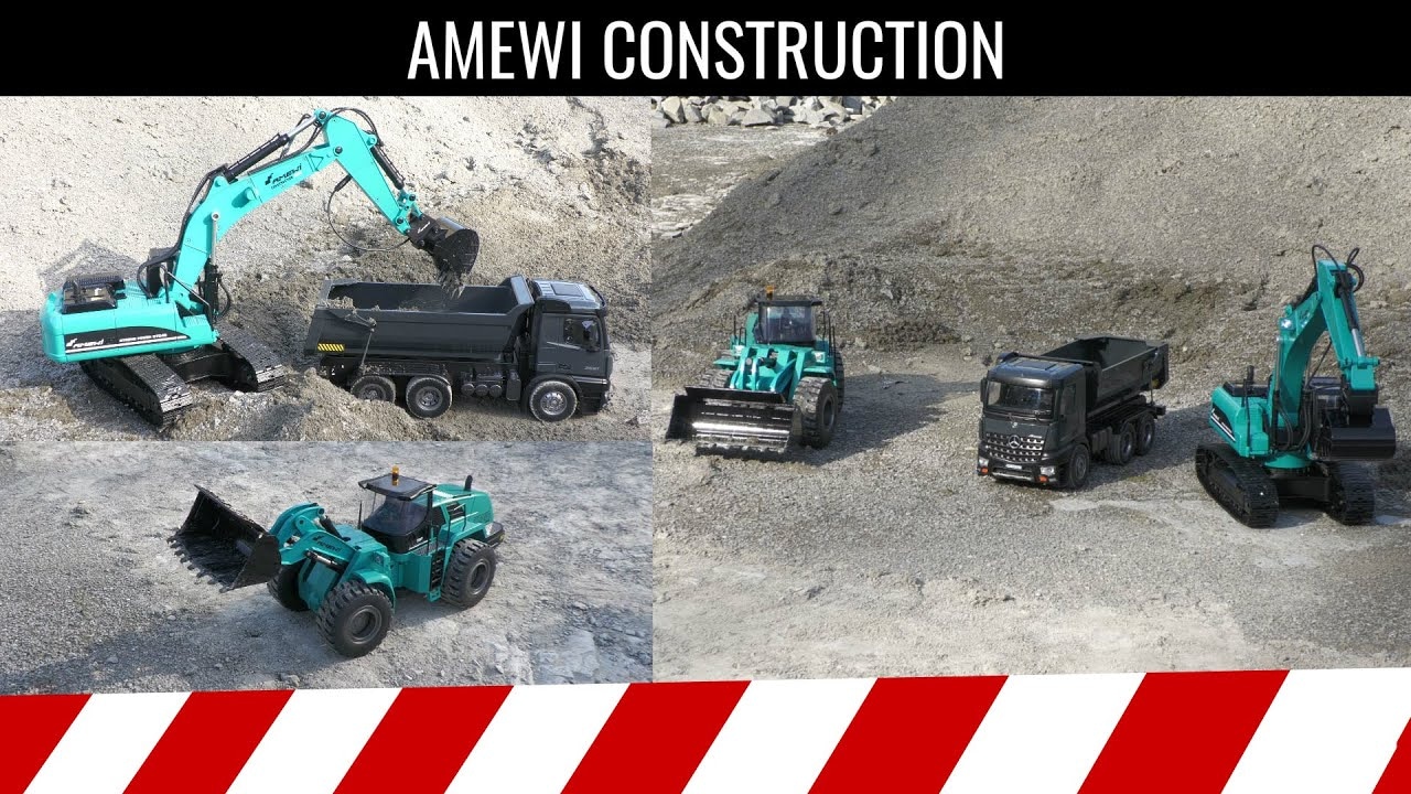 RC celokovový sklápač Mercedes-Benz Arocs, čierna