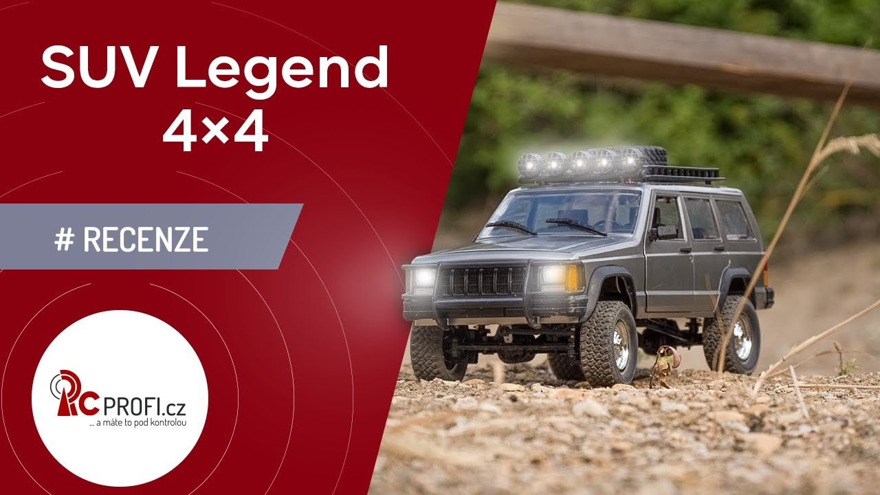 RC auto SUV Legend 4x4 1:12 4WD, modrá + náhradná batéria