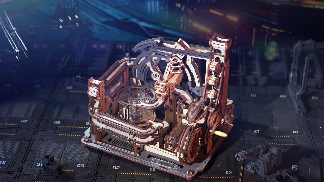 RoboTime 3D skladačka Guľôčková dráha Spaceport