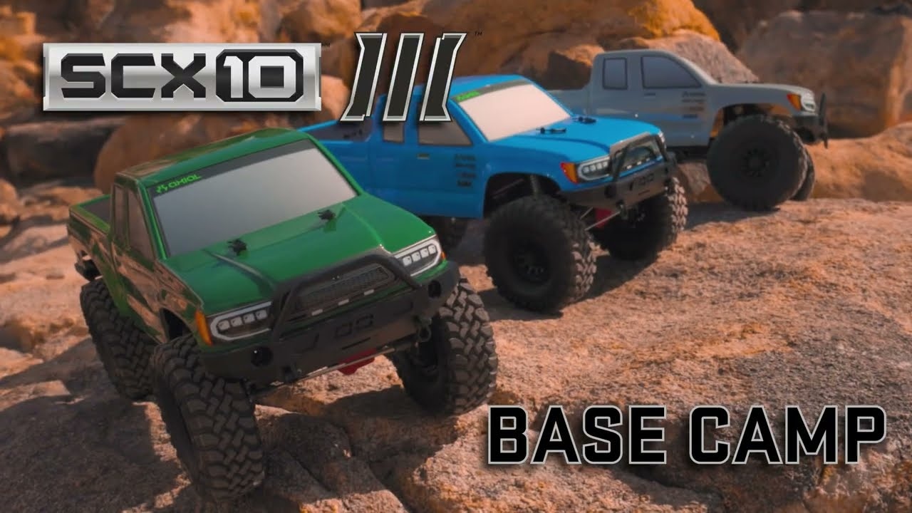 RC auto Axial SCX10 III Base Camp 4WD 1:10 RTR, sivé