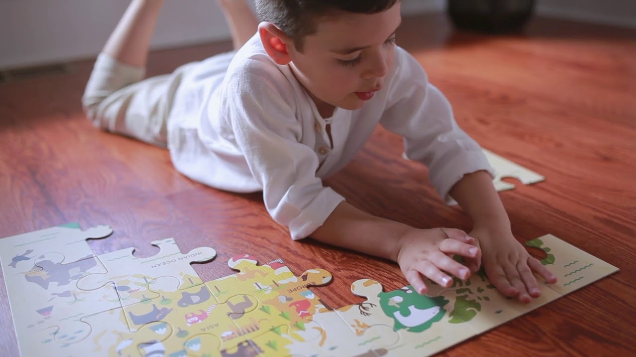 Petit Collage Podlahová skladačka v meste