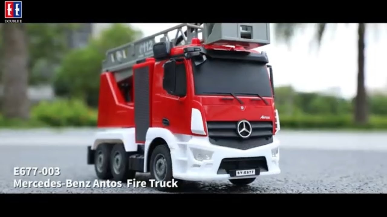 RC hasičské auto Mercedes-Benz Antos 1:26 | RCprofi.sk