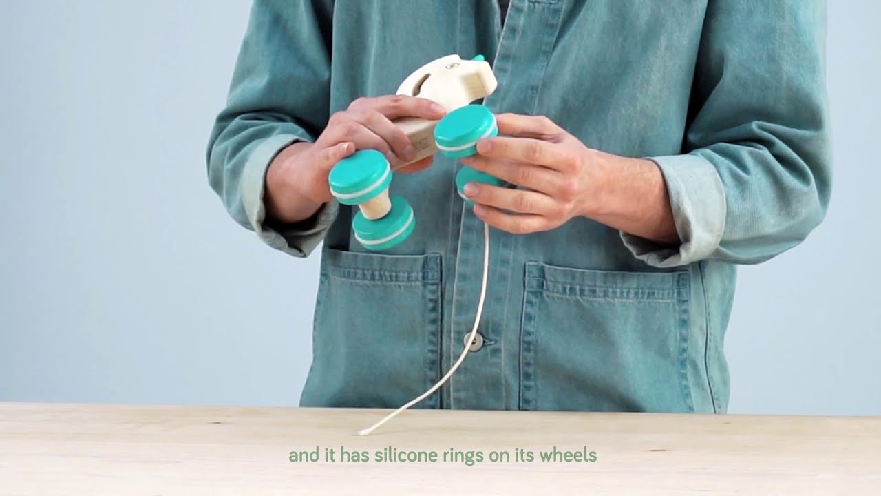 Bajo Drevený ťahací jednorožec