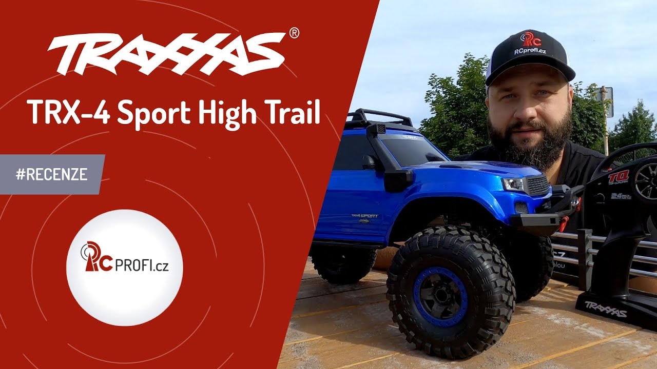 RC auto Traxxas TRX-4 Sport High Trail Edition 1:10 RTR, sivé