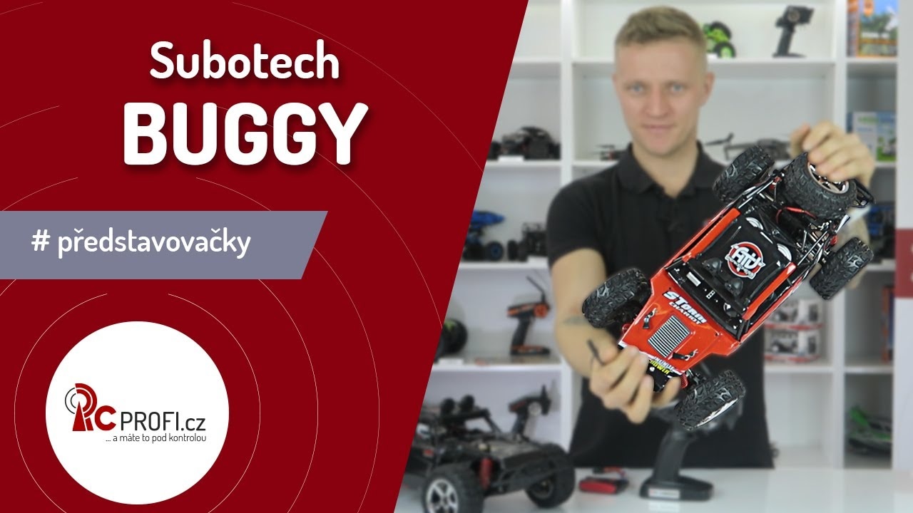 RC auto buggy Subotech, čierna