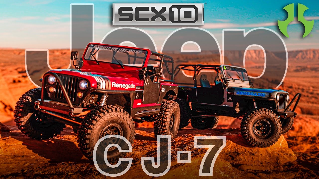 RC auto Axial SCX10 III Jeep CJ-7 1:10 4WD RTR, červené