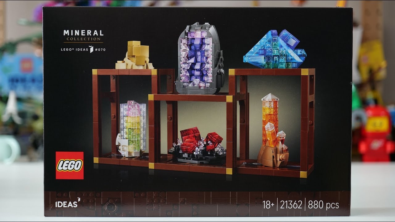 LEGO nápady - Kolekcia minerálov