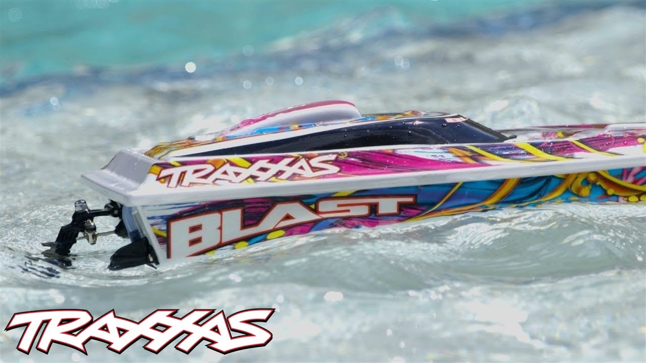 RC čln Traxxas Blast RTR, zelený