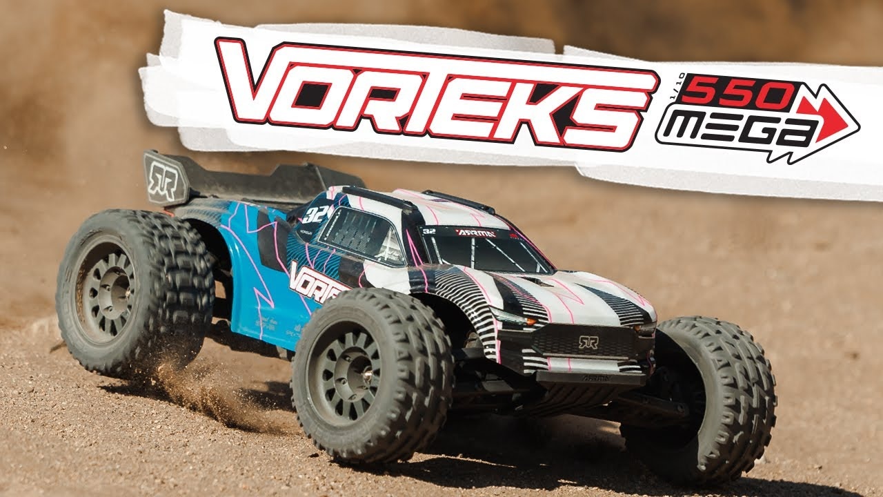RC auto Arrma Vorteks Mega 550 1:10 RTR, Basic blue