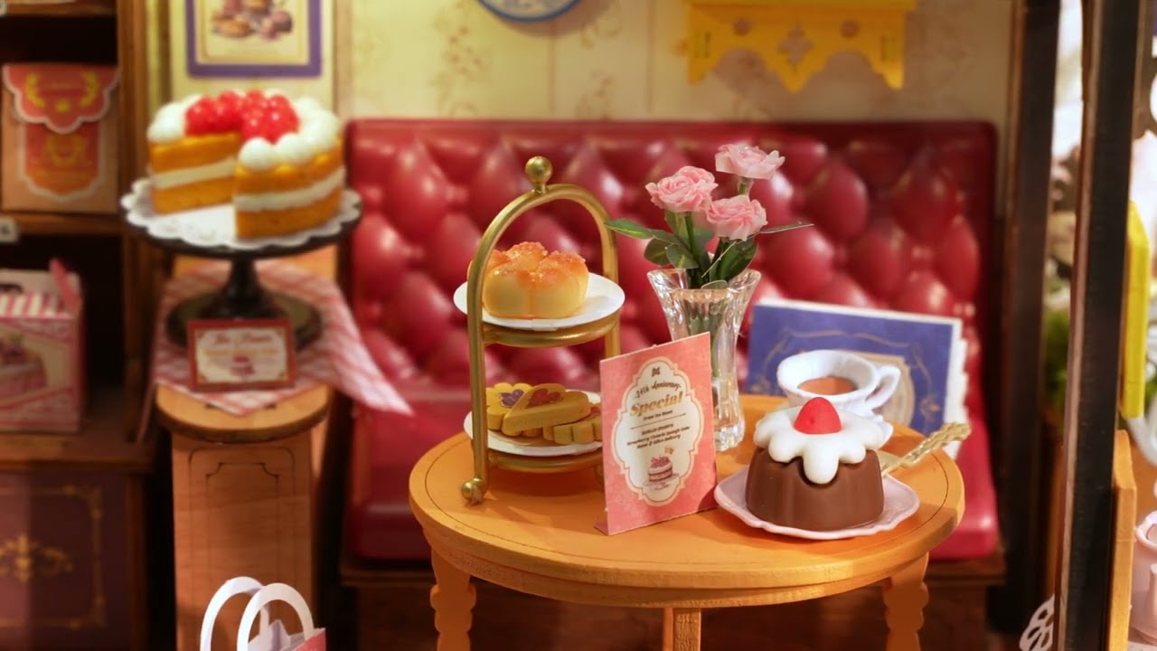 RoboTime Miniatúrny domček Čajovňa pre chvíle pohody