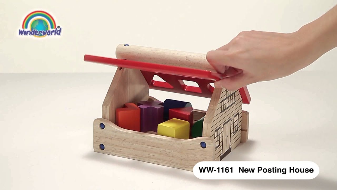 Wonderworld Drevená skladačka Nová pošta