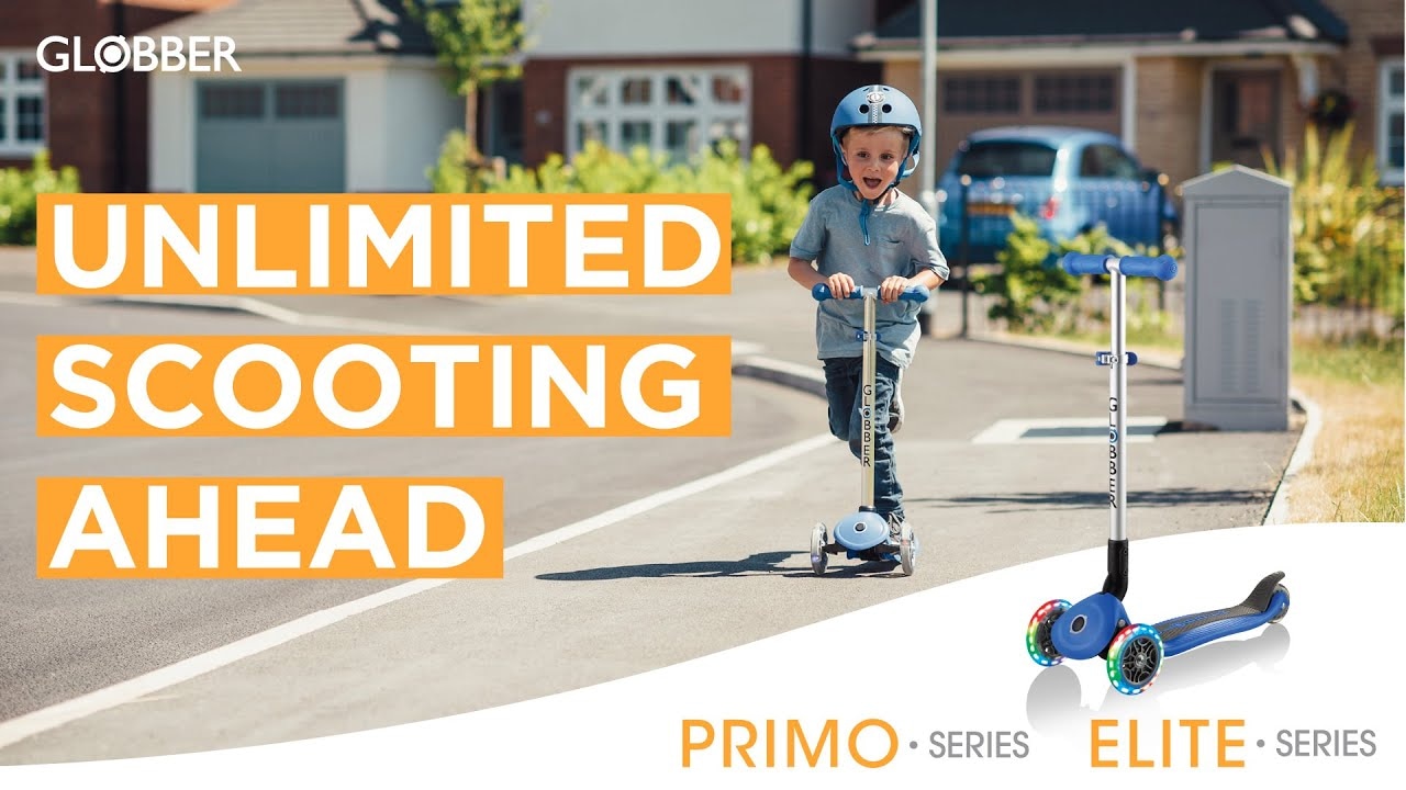 Globber - Scooter Primo Lights Red