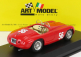 Art-model Ferrari 166mm Barchetta Spider N 56 Winner Vermicino - Rocca Di Papa 1949 G.marzotto 1:43 Červená