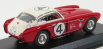 Art-model Ferrari 340 Mexico Ch.0222 Vignale Coupe N 4 Carrera Panamericana 1953 P.hill - R.ginther 1:43 Červená biela