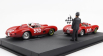 Art-model Ferrari Diorama Set 2x 315s Spider Sn0684 N 535 Winner Mille Miglia 1957 P.taruffi + N 532 2nd Mille Miglia 1957 W.von Trips 1:43 Red