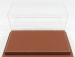 Atlantic Vetrina display box Molhouse Base In Pelle Marrone - Leather Base Brown - Lungh.lenght Cm 23 X Largh.width Cm 12 X Alt.height Cm 8.5 (altezza Interna 6.7 Cm ) 1:24 Plastic Display
