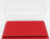 Atlantic Vetrina display box Molhouse Base In Pelle Rossa - Leather Base Red - Lungh.lenght Cm 23 X Largh.width Cm 12 X Alt.height Cm 8.5 (altezza Interna 6.7 Cm ) 1:24 Plastic Display