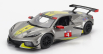 Bburago Chevrolet C8.r 6.2l V8 Team Corvette Racing N 4 Racing 2021 1:24 sivo žltá