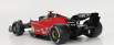 Bburago Ferrari F1-75 Scuderia Ferrari N 55 Season 2022 Carlos Sainz - Biele disky - Exkluzívny model auta 1:18 červený