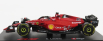 Bburago Ferrari F1-75 Scuderia Ferrari N16 Sezóna 2022 Charles Leclerc s prilbou a plastovou vitrínou - exkluzívny model 1:43 červený