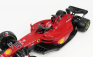 Bburago Ferrari F1-75 Scuderia Ferrari N16 Sezóna 2022 Charles Leclerc - žlté kolesá - exkluzívny model auta 1:18 červená