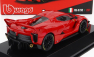 Bburago Ferrari Fxx-k Evo Hybrid 6.3 V12 1050hp 2017 - Con Vetrina - S vitrínou - Exkluzívny model auta 1:43 Rosso Corsa Red