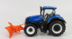 Bburago New holland T7.315 Traktor 2009 1:32 Modrá oranžová