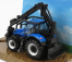 Bburago New holland T7.315 Traktor 2016 1:50 Blue Wood