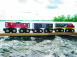 Bigjigs Rail CN nákladný vlak + koľaje