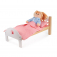 Bigjigs Toys Drevená posteľ pre bábiky