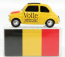 Brumm Fiat 500 Brums Belgio - Volle Petrole ! 2018 1:43 Žltá