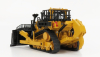 Dm-models Caterpillar Card11t Ruspa Cingolata - Škrabací pásový traktor 1:64 žltá čierna