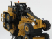 Dm-models Caterpillar Cat24m Ruspa Livellatrice Gommata - škrabací traktor, motorový grejder 1:125 žltá čierna