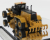 Dm-models Caterpillar Cat24m Ruspa Livellatrice Gommata - škrabací traktor, motorový grejder 1:125 žltá čierna