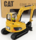 Dm-models Caterpillar Cat308c Cr Escavatore Cingolato - Traktor Hydraulické minirýpadlo 1:50 žltá čierna