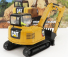 Dm-models Caterpillar Cat308e2 Cr Sb Escavatore Cingolato - Traktor Hydraulické minirýpadlo 1:32 žltá čierna