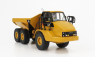 Dm-models Caterpillar Cat725 Cassone Ribaltabile Cava 3-assi - kĺbový nákladný automobil 1:50 žltá čierna