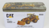 Dm-models Caterpillar Cat966m Ruspa Gommata - škrabací traktor - kolesový nakladač 1:87 žltá čierna