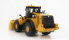 Dm-models Caterpillar Cat982m Ruspa Gommata - škrabací traktor - kolesový nakladač 1:50 žltá čierna