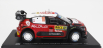 Edicola Citroen C3 Wrc Abu Dhabi N 10 Winner Rally Catalunya Costa Daurada 2018 S.loeb - D.elena 1:24 Čierna červená biela