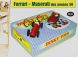 Edicola Ferrari 500 F2 N 2 + Maserati 2000 Sport Spider - Coffret Box 1:43 červená