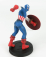Edicola Marvel Captain America Figúrka Cm. 13.0 1:16 Modrá červená biela