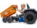 FALK – Šliapací traktor Case IH Beckhoe s nakladačom, rýpadlom a vlečkou