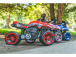 FALK - Detský Moto Racing Team na kolieskach modrý