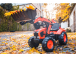FALK – Šliapací traktor Kubota s nakladačom, rýpadlom a maxi vlečkou