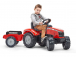 FALK – Šliapací traktor Massey Ferguson S8740 s vlečkou